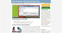 Desktop Screenshot of hide-window.com